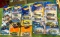 Box of Hotwheels and Matchbox Cars- most are New