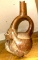 Old Peruvian Bridge Water Jar- Mother & Child Design