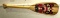 Native American Boat Paddle with Painting Signed 