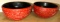 Pair of Chinese Lacquer Ware Bowls