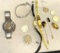 Vtg Watches, Pins, Tie Tacks and Coins