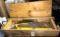 Nice Wood Tool Box with Tools