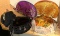 Two 1930-40's Women's Hats and 3 Vtg Purses