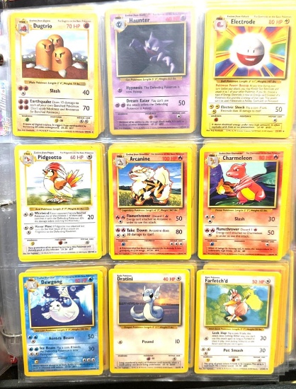 Binder of 1990's Pokemon Cards