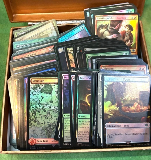 Box Full of Foil Magic The Gathering Cards- Unsearched