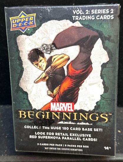 New Sealed Marvel Beginnings Vol. 2 Series 2 Trading Cards