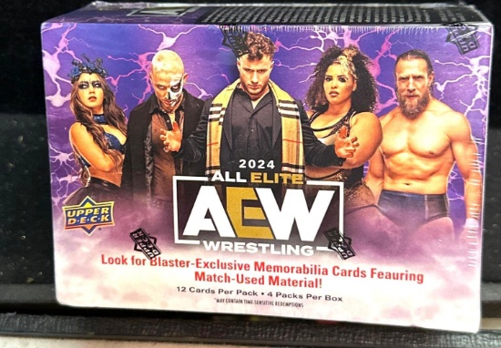 New Sealed Upper Deck 2024 All Elite AEW Wrestling Cards