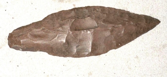 Finest Example of Old Seal Harpoon Stone Blade