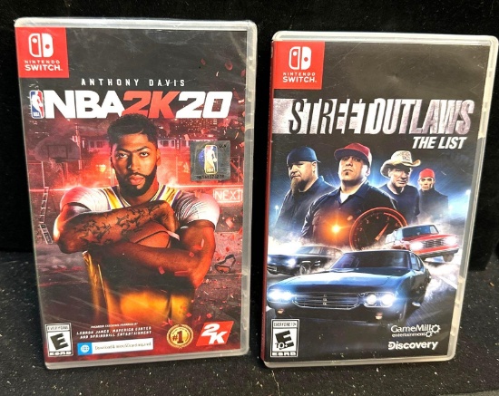 2 Nintendo Switch Video Games- NBA2k20 Game is Sealed