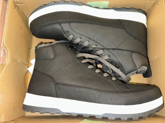 New Mens Weatherproof Dark Gray Boots size 11