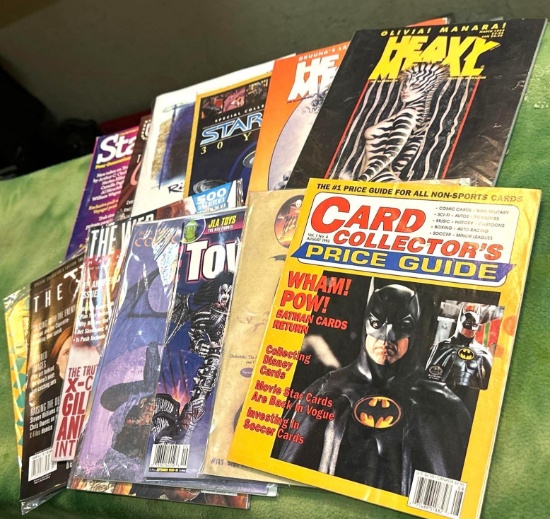 Group of Vtg Magazines- Heavy Metal, X-Files and Star Trek
