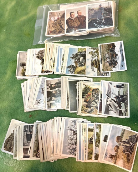 460+ World War II Cigarette Trading Cards