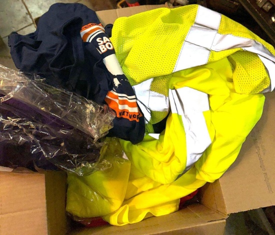 Group of Fed EX Safety Wear- Some New ones