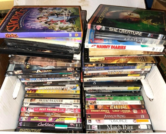 50+ DVDs