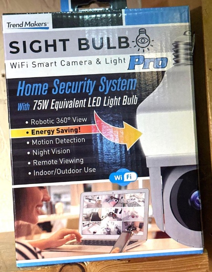 New Sight Bulb Wifi Smart Camera and Light Pro