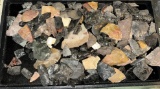 Tray Full of Knapped Arrowhead Parts