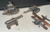 4 Vtg Die Cast Pencil Sharpeners