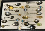 16 Vtg Collector Spoons