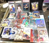 Group of Various Sports Cards- Some Graded, Some Jersey and Some Autographed Cards