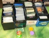 4 Boxes of Unsearched Pokemon cards, Including Sealed Energy Packs, Dice and Some Japanese Cards