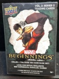 New Sealed Marvel Beginnings Vol. 2 Series 2 Trading Cards