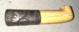 Ivory Cane Handle with Sterling Silver Adornment