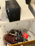 Vintage Box Camera and Accessories