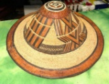 Authentic African Tribal Hat 16 3/4