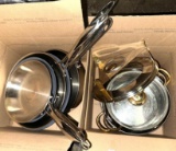 Stainless Steel Pan Sets and All Clad Metal Crafters & Command Gold Pan Cookware