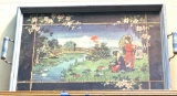 Astounding Serving Tray with Japanese Country Scene 18