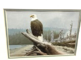 Framed The Sentinel A Print by Naida Indian Artist Gordon Miller 12