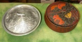 Everlast Aluminum Lidded Bowl with Glass liner & Japanese Lacquerware Lidded Dish