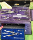 2 Vintage Drafting Sets