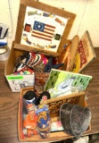 Lot of Collectibles- Artwork, Oriental Dolls, Copper Art, Signs and More
