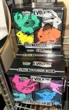 5 Pokemon Elite Trainer Box- w/ Cards, Dice, Pogs etc - Unsearched