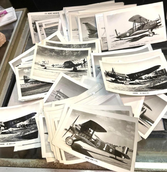 About 70 Vintage Photographs of Aircrafts