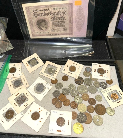 lot of unsearched coins