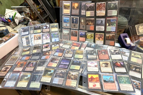 14 pages of Old & Rare Magic the Gathering Cards