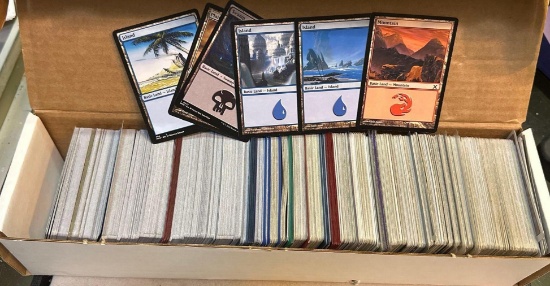 Box of Unsearched Magic The Gathering Cards
