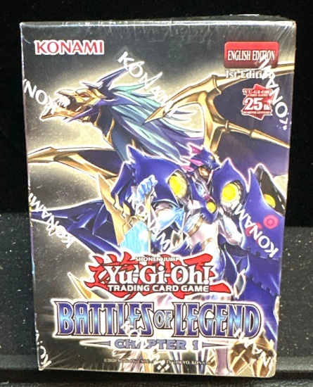 New Sealed Box of Yu-Gi-Oh Battles of Legend Chapter 1 Trading cards