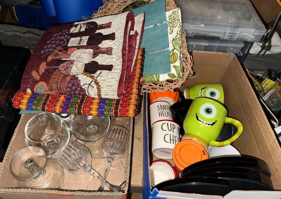 Monsters Inc Coffee Mugs, Table Runners, place mats, Crystal glasses and more