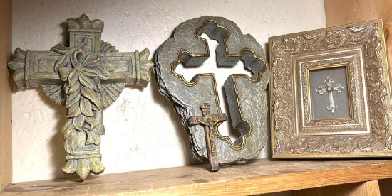 4 Ornate Crosses