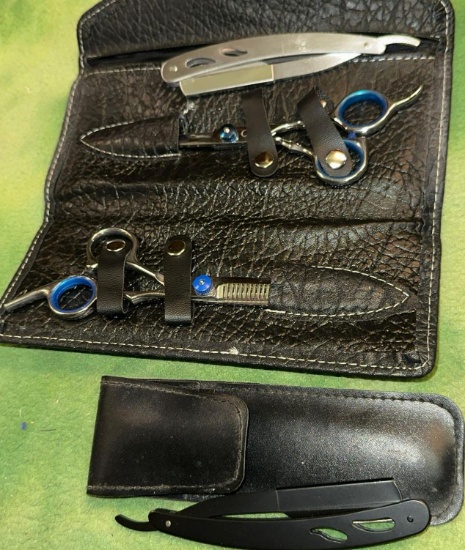 Professional Hair Clippers and Straight Razors