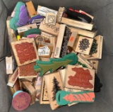 80+ Stamps from 1992- 2001- Wood, Rubber and Foam