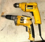 Dewalt DW272 Screwdriver and DW106 Drill