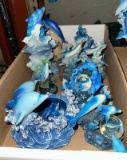 Lot of Dolphin Figurines