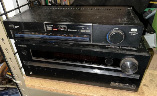 Sansui Am/Fm Stereo Tuner T-500 and Onkyo AV Receiver TX-NR509