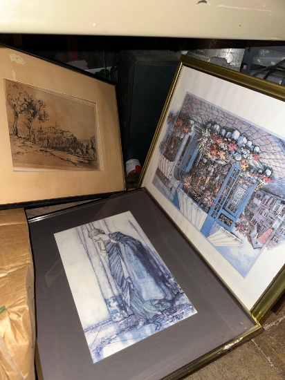 4 Pieces of Framed Artwork