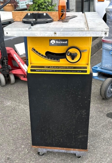 Rockwell 10" Motorized Saw Series 34-345