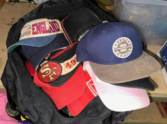 Duffle Bag Full of Hats